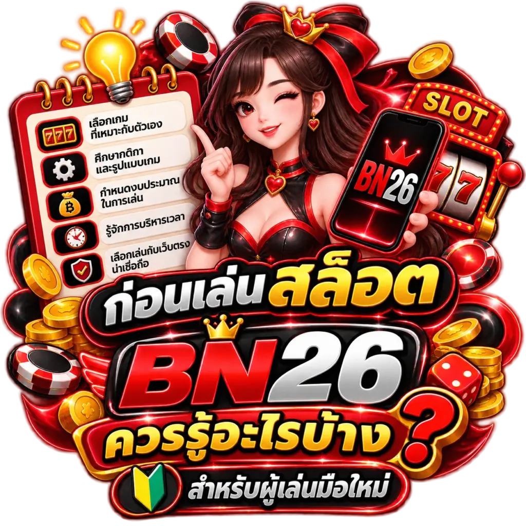 ก่อนเล่นสล็อต BN26ควรรู้อะไรบ้างสำหรับผู้เล่นมือใหม่